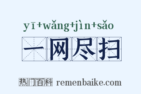 一网尽扫是什么意思的图片